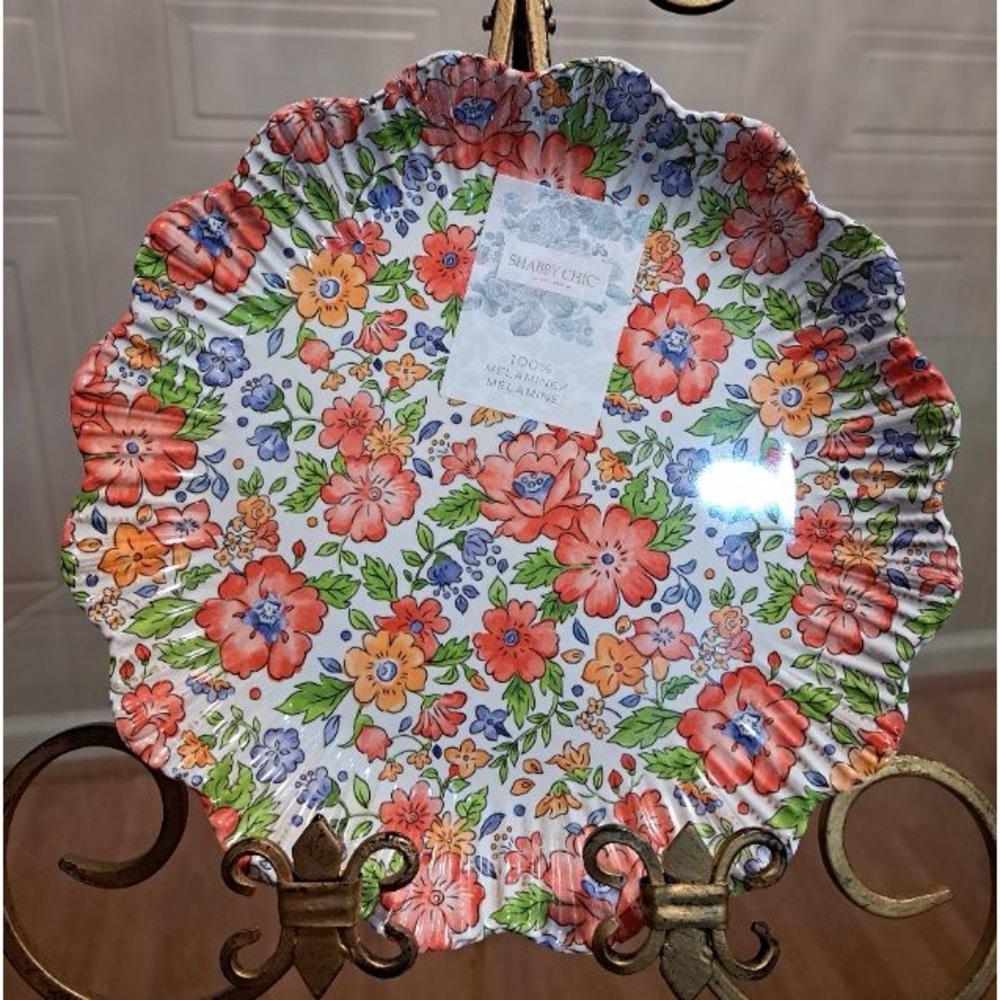 - Brand New Set Of  Salad Plates 9”Multicolor Floral